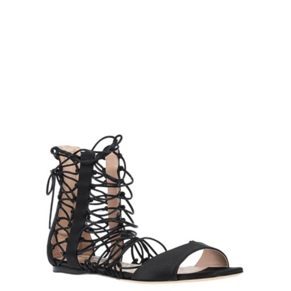 NEW CESARE PACIOTTI Cage Sandals Black Size 39